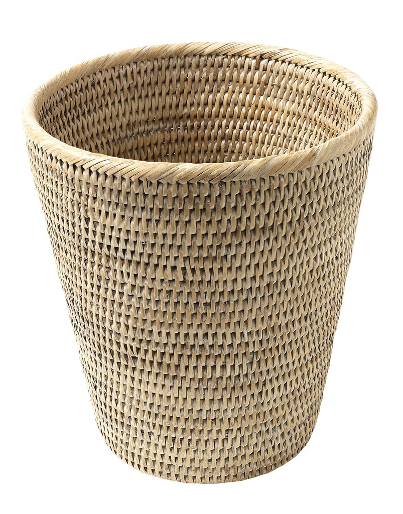 Pagan 0221W Alba Round Bathroom Bin 22x26
