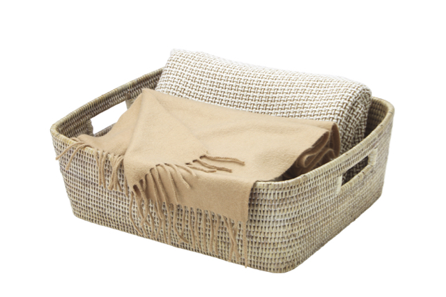 Pagan 0518W Rivage Small Towel Basket 43x34x14