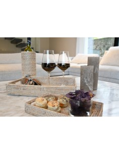 Pagan 0522W Titi Small Rectangular Tray 22x17x3