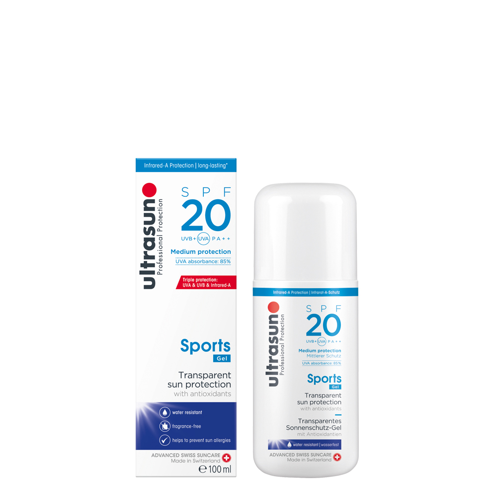 Ultrasun Sports Gel SPF20 200ml