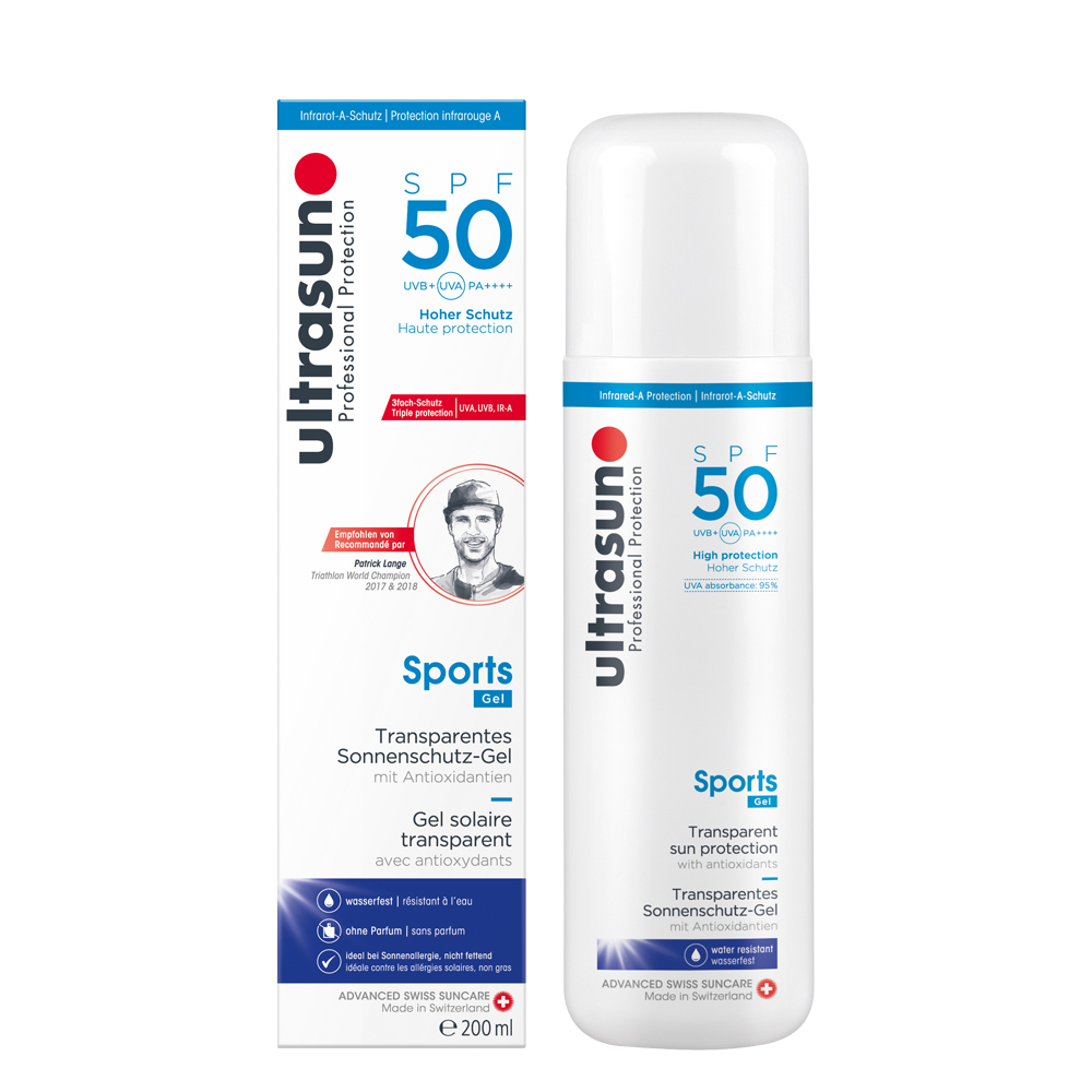 Ultrasun Sports Gel SPF50 200ml