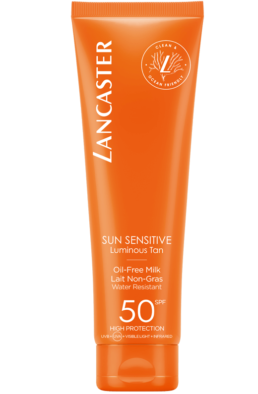 [3616301295389] Lancaster Sun Sensitive Oil-Free Milk SPF50 - 150ml (last pieces)
