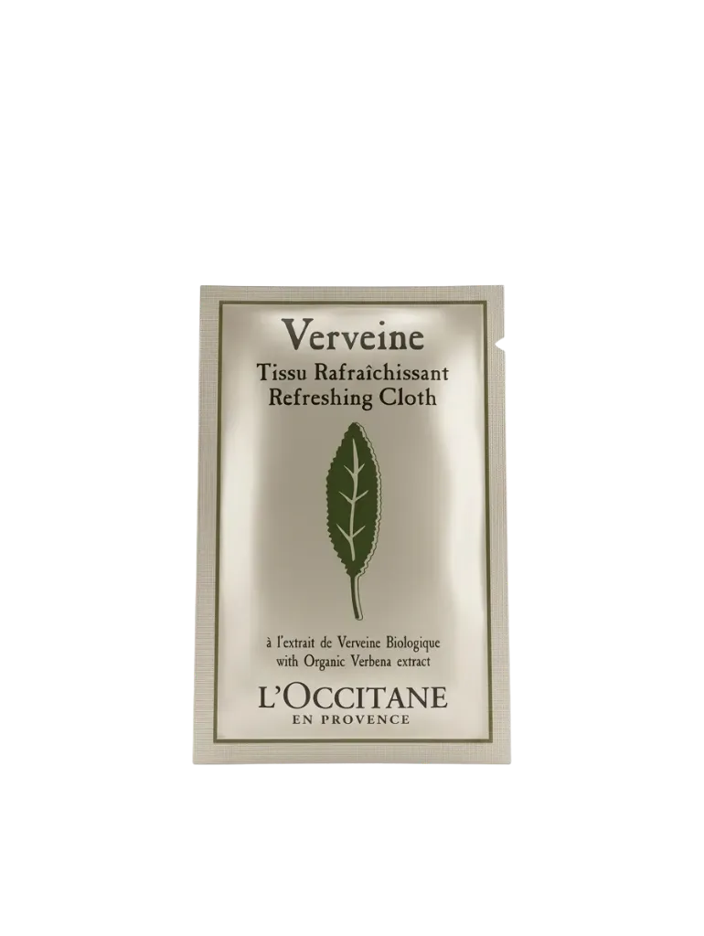 [98BBTI004VE1] L'Occitane Verbena Refreshing Cloth 4ml (Last Pieces)