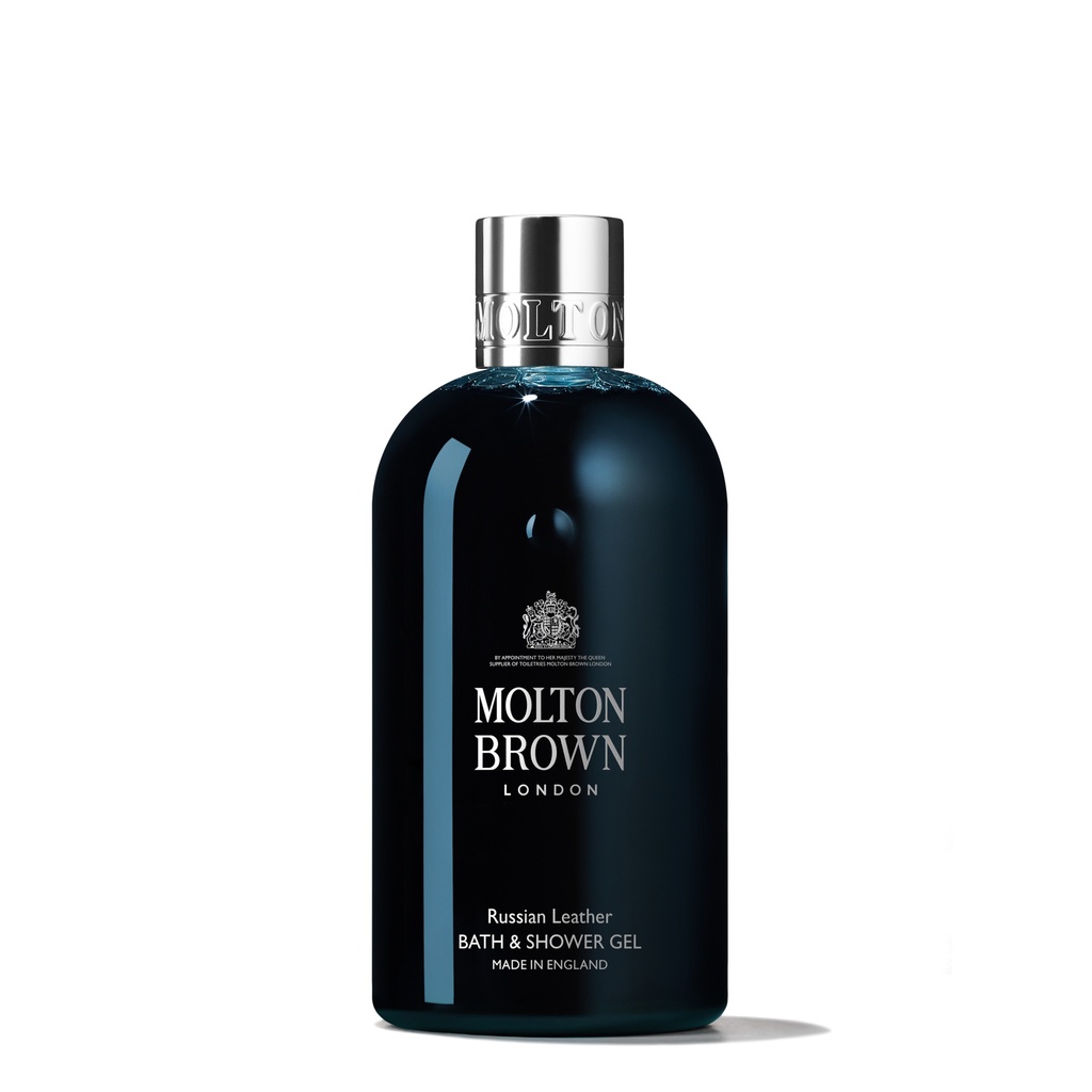 [NHB934CR3] Molton Brown Dark Leather Bath & Shower Gel - 300ml
