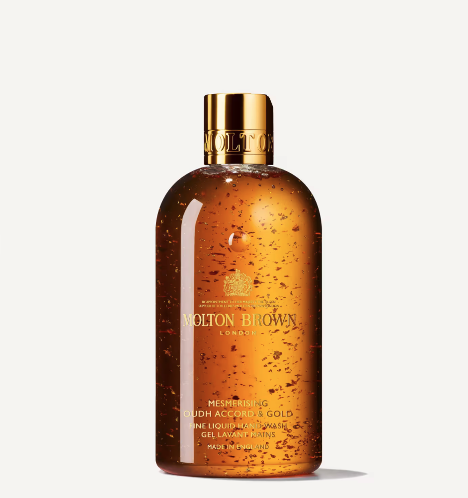 [NHB081CR3] Molton Brown Mesmerising Oudh Accord & Gold Bath & Shower Gel - 300ml