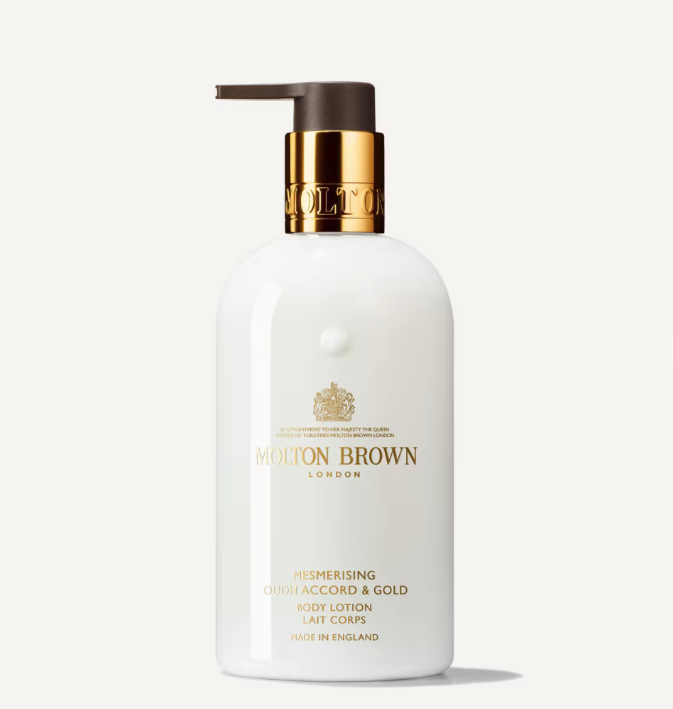 [NHB082] Molton Brown Mesmerising Oudh Accord & Gold Body Lotion - 300ml