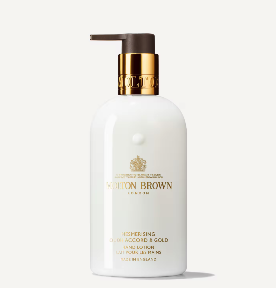 [NHH232CR3] Molton Brown Mesmerising Oudh Accord & Gold Hand Lotion - 300ml