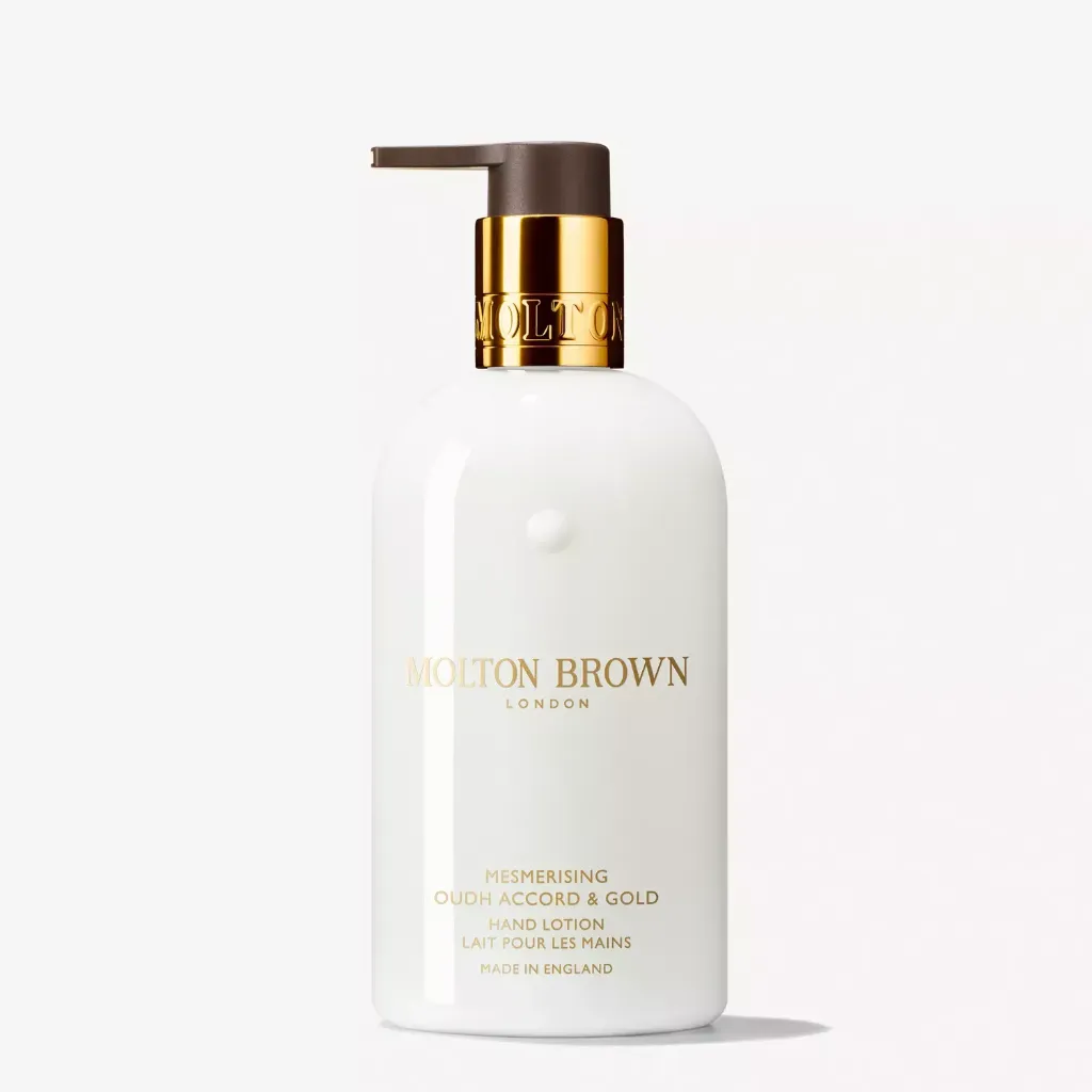 [NHH232CR3] Molton Brown Mesmerising Oudh Accord & Gold Hand Lotion 300ml