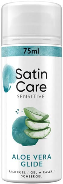 Gillette Ladies Satin Care Sensitive Shave Gel 75ml