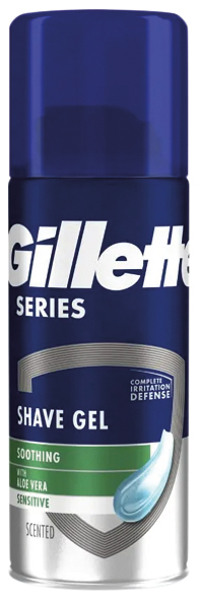 Gillette Mens Series Sensitive Aloe Shave Gel 75ml