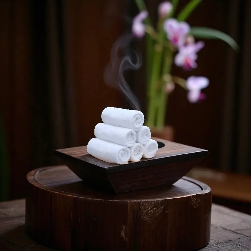 Welcome Towels White Cotton 30x30