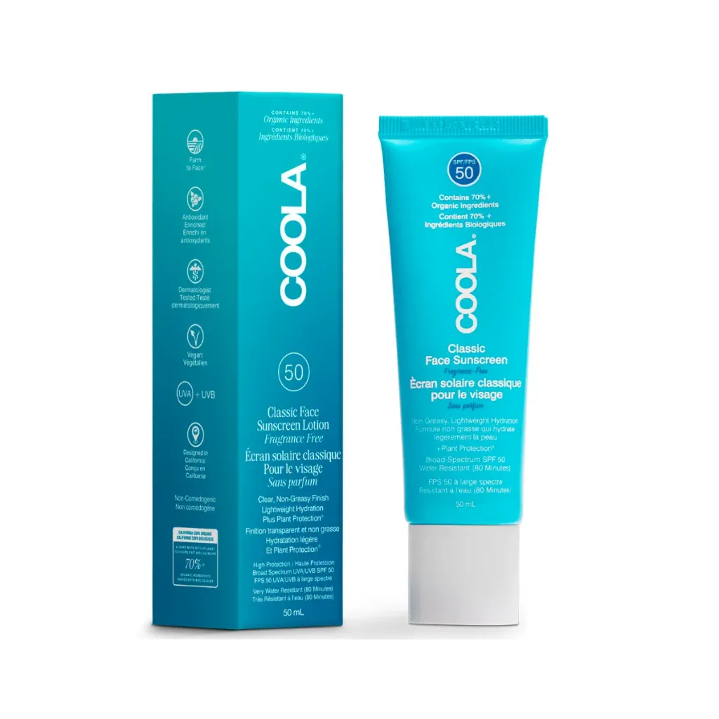 [CL10344] Coola Face Lotion Unscented SPF50 50ml