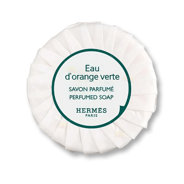 [1550/3] Hermès Eau d'Orange Verte Pleat Wrapped Soap 100g