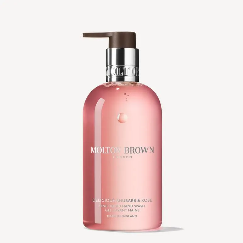 [NHH218CR3] Molton Brown Delicious Rhubarb & Rose Fine Liquid Hand Wash (300ml)