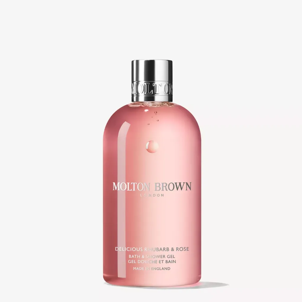 [NHB103CR3] Molton Brown Delicious Rhubarb & Rose Bath & Shower Gel (300ml)