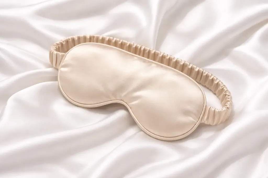 [SILKSV] Silk Eye Mask  (Silver)