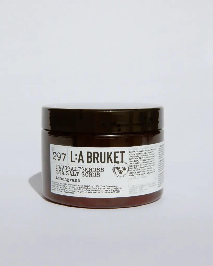 [11518] L:A BRUKET No. 297 Sea Salt Scrub Lemongrass 420g
