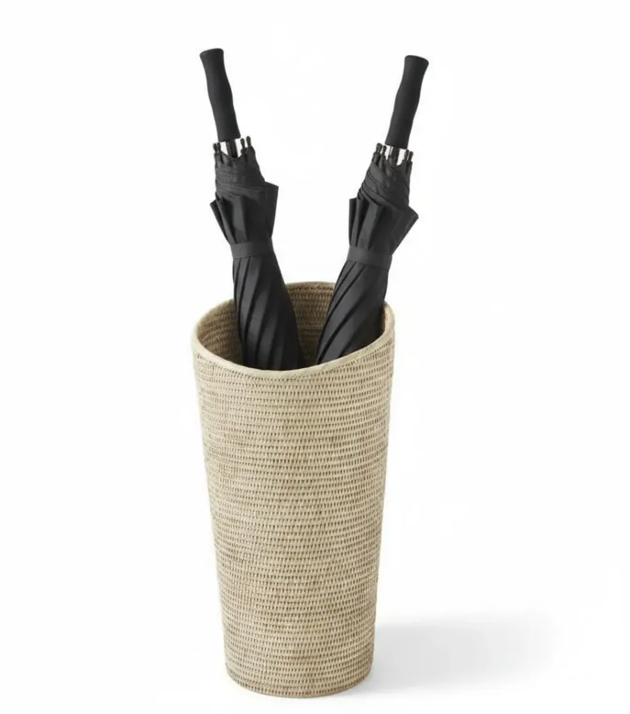 Rattan Round Slope Umbrella Basket