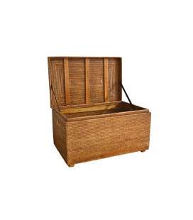 [0616H] Croiseres Storage Box With Hinged Lid 63x39x33 (Honey)