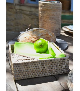 [0022W] 0022W Convives GM Large Napkin Holder 23x23x7