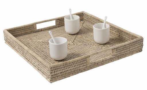 [0036W] 0036W Toba Square Tray 38x38x6