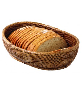 [0192H] 0192H Pita Oval Bread Basket 30x22x8