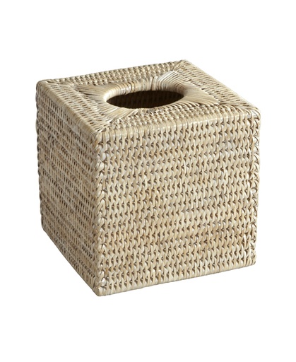 [0571W] 0571W Fanchon Tissue Box Cube 14x14x14