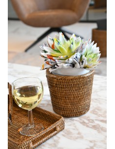 [0575H] 0575H Darling Round Accessories Pot 14x12.5