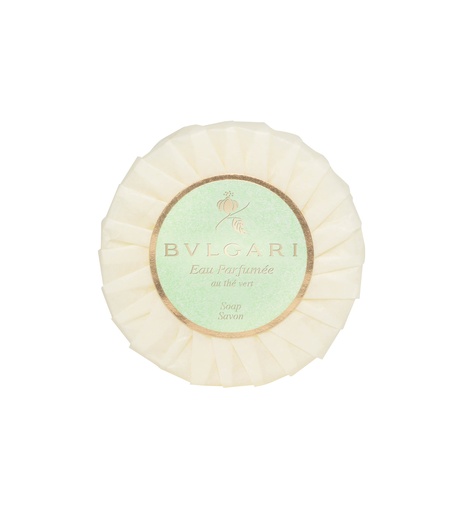 Bulgari Green Tea Round Milled Pleated Soap