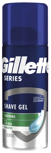 [3014260219949] Gillette Mens Series Sensitive Aloe Shave Gel 75ml