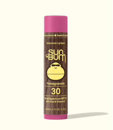[23-46028] Sun Bum Original Sunscreen Lip Balm – Pomegranate - SPF30 - 4.25g