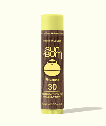 [23-46022] Sun Bum Original Sunscreen Lip Balm – Pineapple - SPF30 - 4.25g