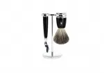[S81M226F] MÜHLE Rytmo Black Fusion Razor, Brush & Stand